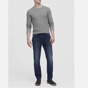 Banana Republic Men's Slim Luxe Traveler Jean Dark Wash 31x32